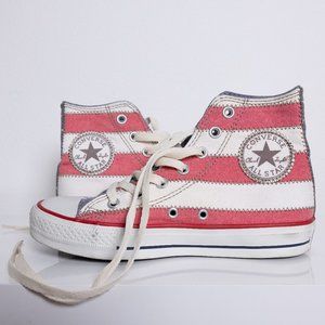 Converse RARE All Star American Flag Sneakers Sz 6.5 Womens